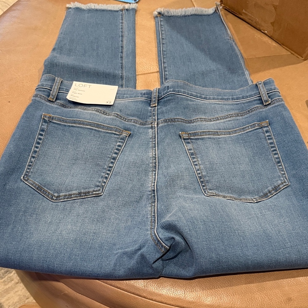 LOFT Women's Light Blue Ankle Jeans